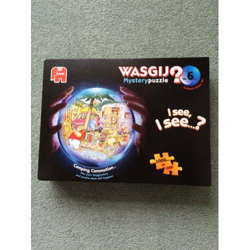 WASGIJ 1000 PIECE JIGSAW PUZZLE-CAMPING COMMOTION