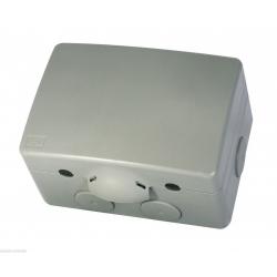 2 x IP66 OUTDOOR HEAVY DUTY 10 AMP 2 GANG SWITCHED SOCKET DP SS66-104