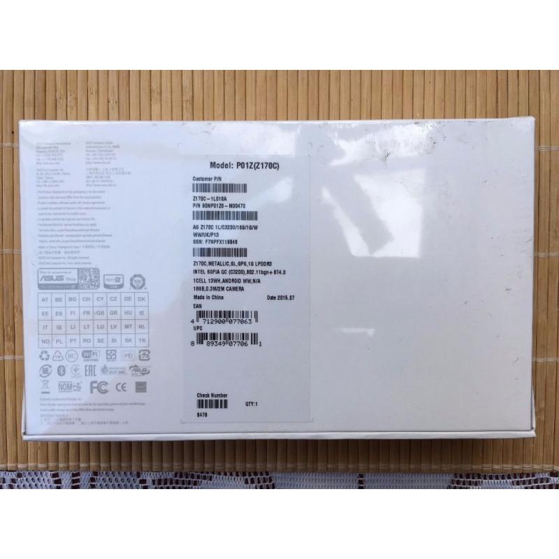 Brand New, Sealed BOX, Asus ZenPad Tablet - Z170C, 16GB