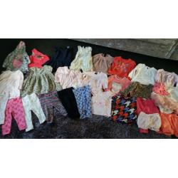 Bundle Baby Girls Clothes 9-12 months