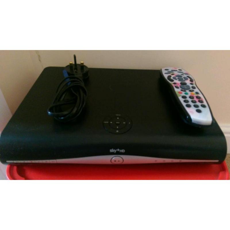 Sky plus HD box with remote. As new.