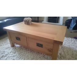 Solid Oak coffee table for sale