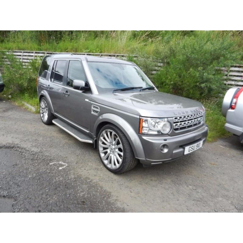 2011 LANDROVER DISCOVERY 4 3.0TDV6 XS DIESEL AUTOMATIC 7 SEATS GREY 2 OWNERS FULL SERVICE HISTORY