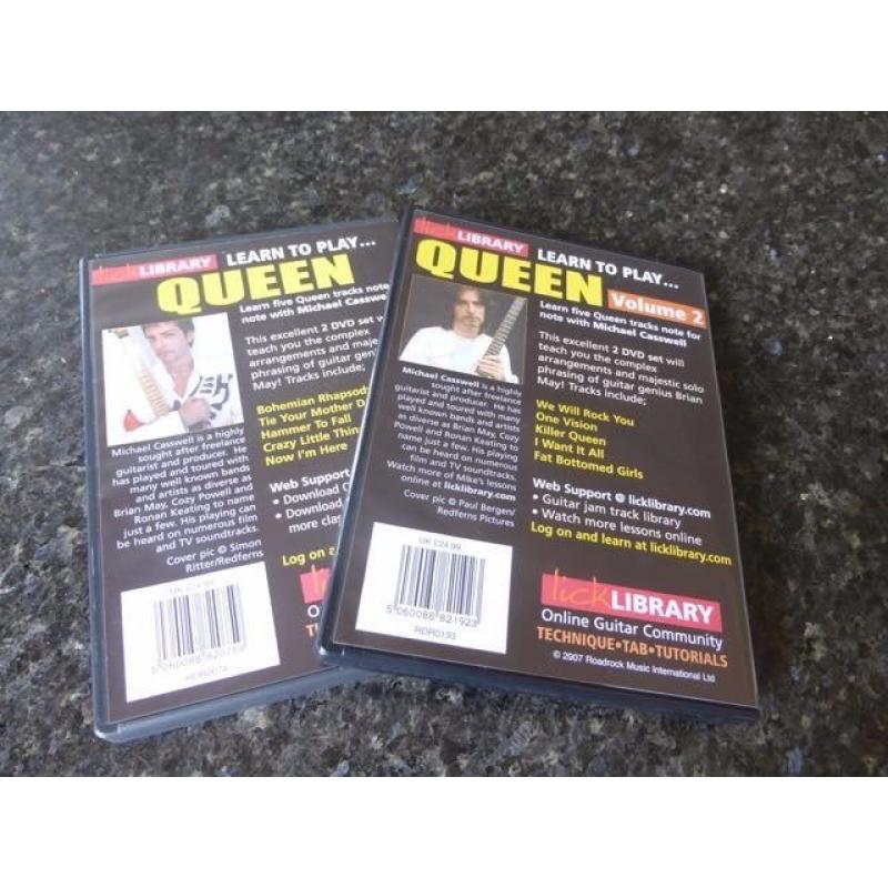 Lick Library - Learn Queen: Comprehensive DVD Set @ 50% off