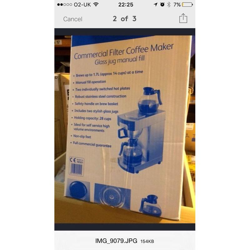 Graded burco commercial coffee maker