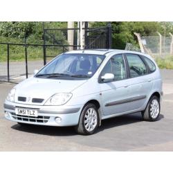 Renault Scenic 1.6 16v 2001 Dynamique, Silver, 1 Years Mot