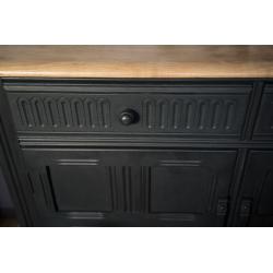 LARGE SOLID WOODEN CABINET, DRESSER, CHEST OF DRAWER