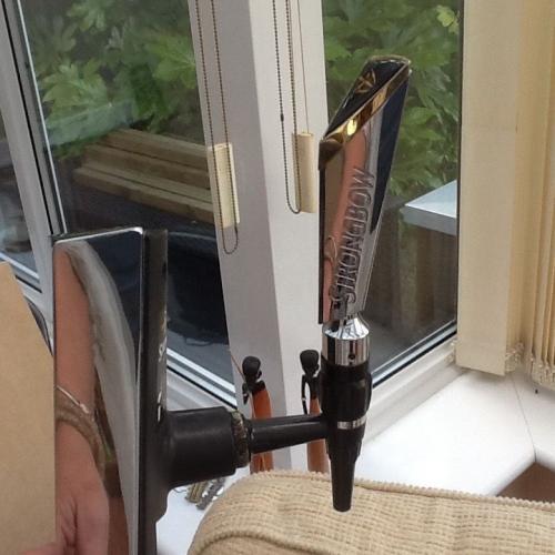 Strongbow bar pump.