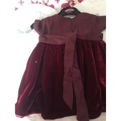 Red baby dress