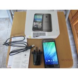 Htc one mini 2 -gum metal grey colour unlocked phone-Boxed & Absolute mint condition