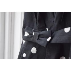 Black and White Polka Dress (UK size 8)