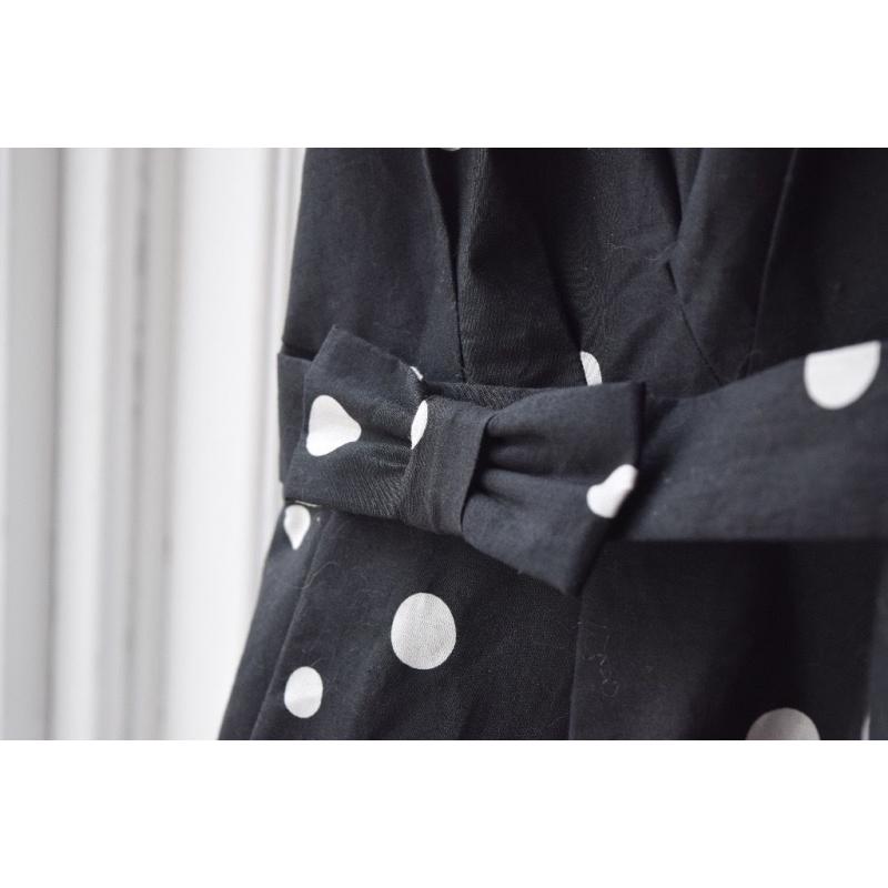 Black and White Polka Dress (UK size 8)