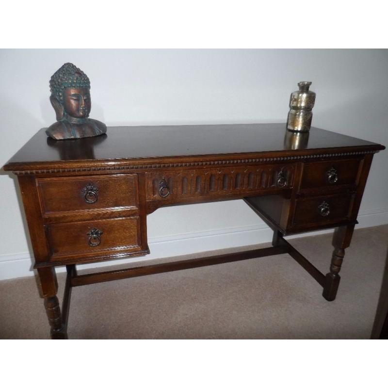 Jaycee dark oak desk.