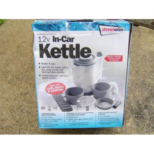 STREETWIZE 12 VOLT TRAVEL KETTLE