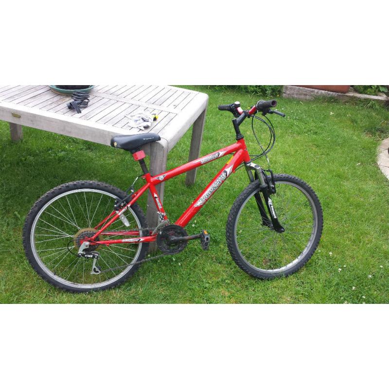 Teen/Children's Bicycle - Red, Freespirit - 18 Gears