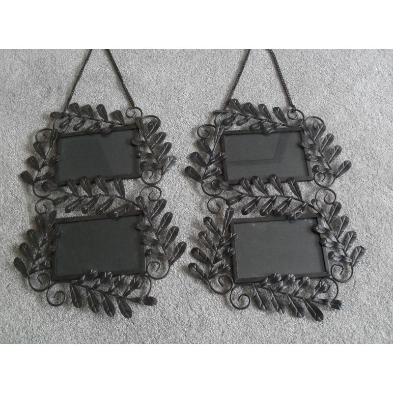 HANGING DOUBLE PHOTO FRAMES