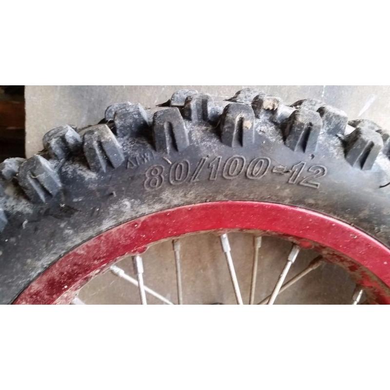 Dirt bike wheels