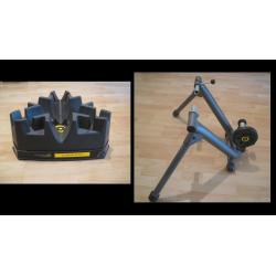 CycleOps Mag Bicycle Resistance Turbo Trainer + Climbing Riser Block