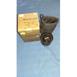 Nikon AF-S DX Nikkor 35mm f/1.8G lens