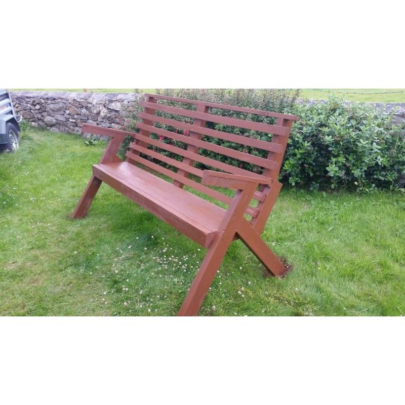 BRAND NEW handmade garden bench
