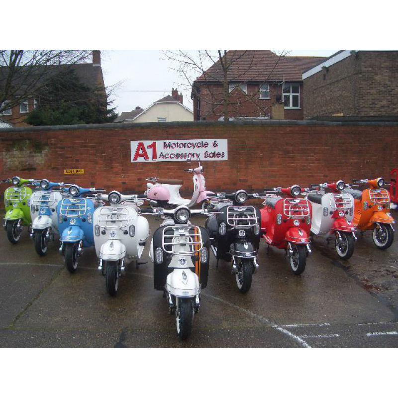 AJS Modena 125cc. Retro Scooter
