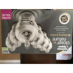 Tommee tippee large feeding bottles x6