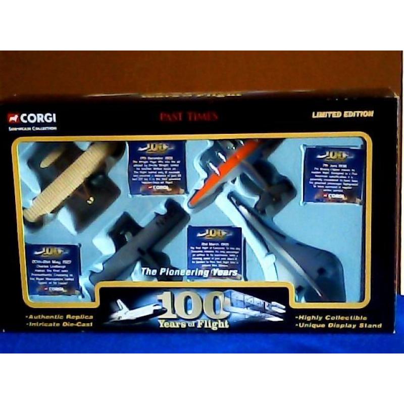 Corgi Showcase Collection Past Times 100 years of Flight Limited Edition