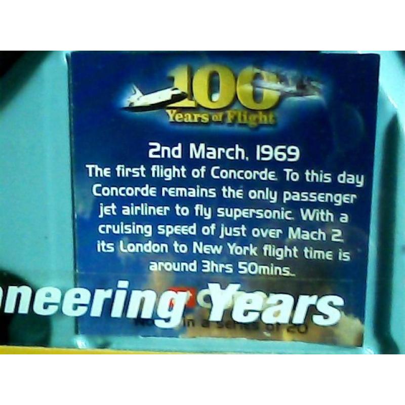 Corgi Showcase Collection Past Times 100 years of Flight Limited Edition