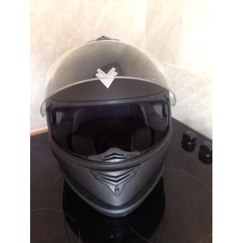 Crash helmet used once