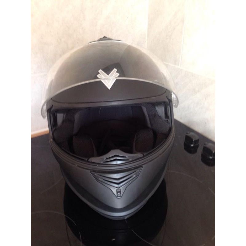 Crash helmet used once