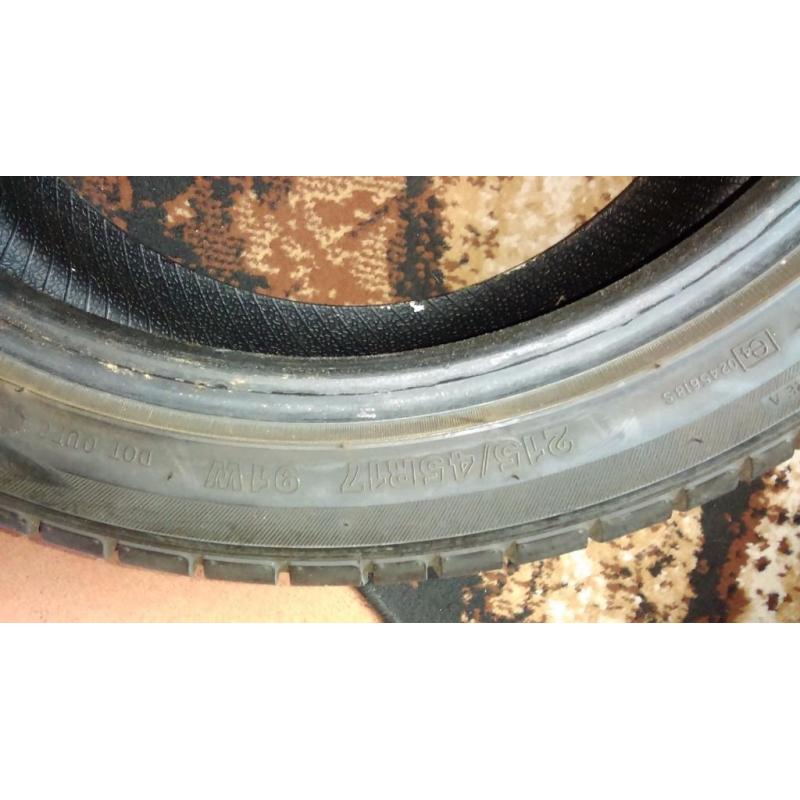 17" event car tyre