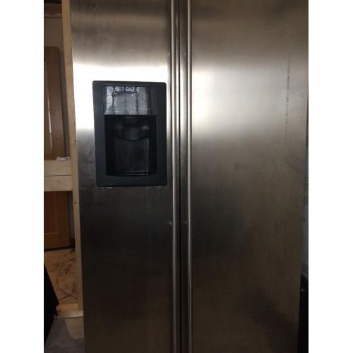 American fridge freezer silver