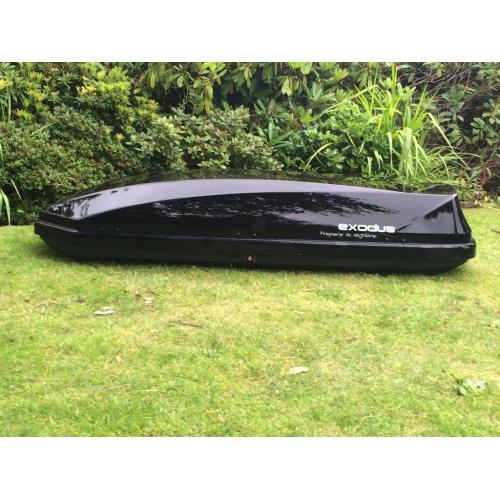 Exodus 360L Roof Box Gloss Black