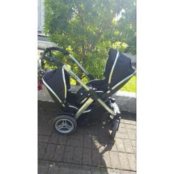 Oyster max double pram