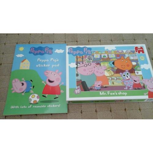 PEPPA PIG JIGSAW AND STICKER BOOK