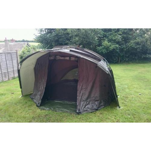 NASH DOUBLE TOP EXTREME MK3 2 MAN BIVVY WITH HEAVY DUTY GROUND SHEET IN MINT CONDITION