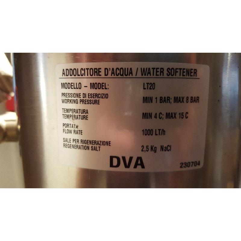 LT20 20 LITRE DVA MANUAL SALT RE-GENERATION TYPE WATER SOFTENER FILTER