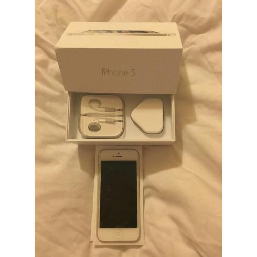 Apple iPhone 5 16gb silver excellent condition unlocked