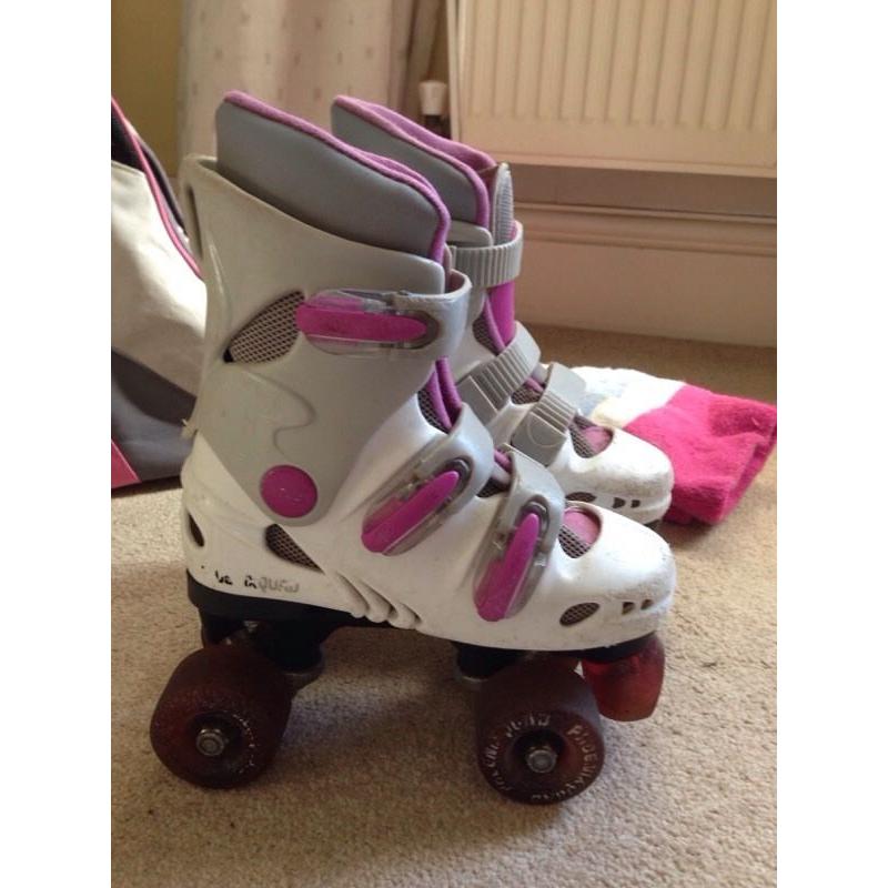 Girls roller skates size 1