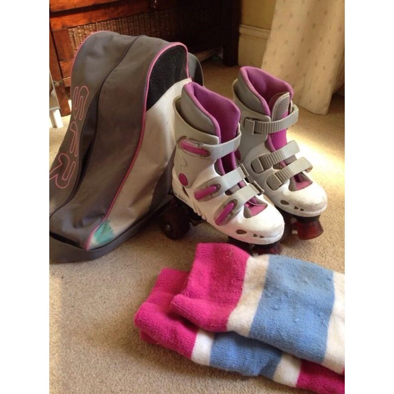 Girls roller skates size 1