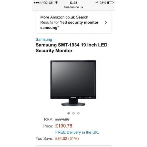 Samsung security monitor