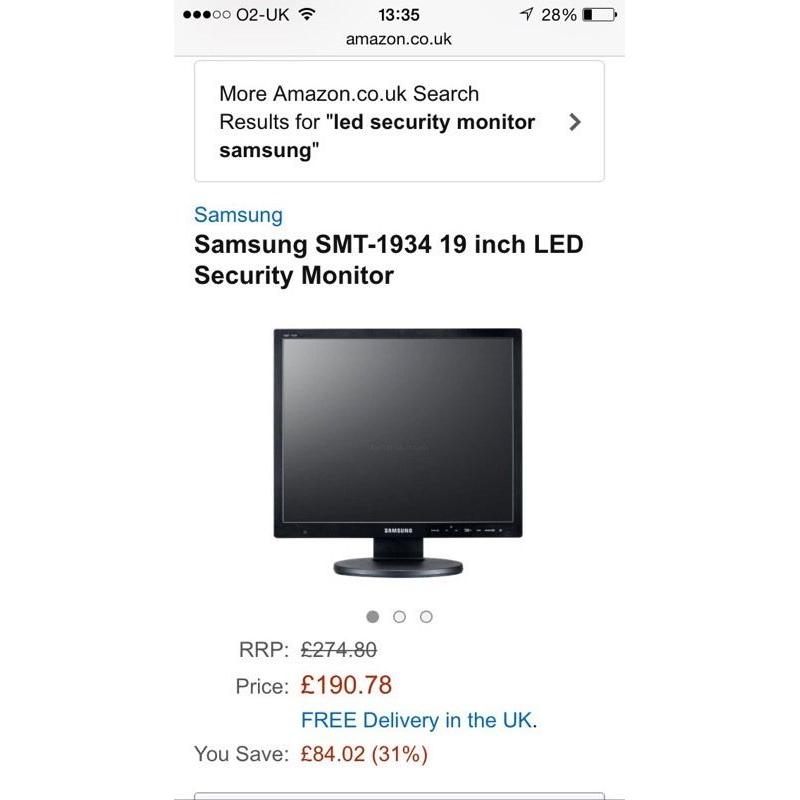 Samsung security monitor