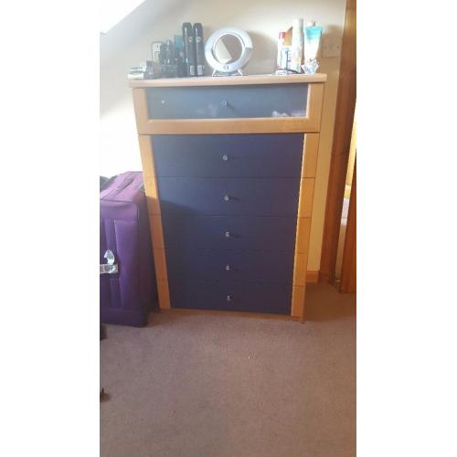 Solid set of bedroom drawers