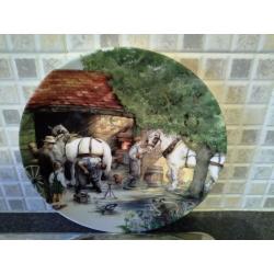 Royal Doulton plates - Old Country Crafts - The Blacksmith