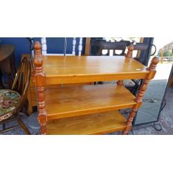 Solid Pine Shelving Unit