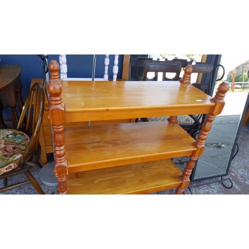Solid Pine Shelving Unit
