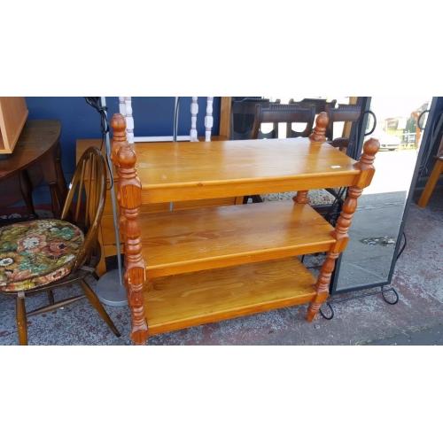 Solid Pine Shelving Unit