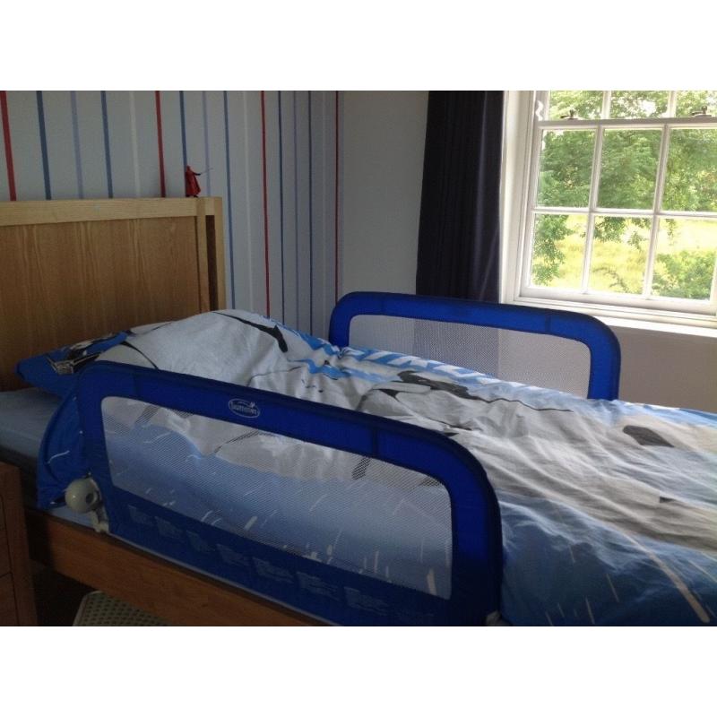 Double sided bed rail