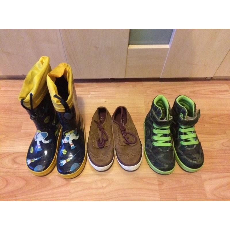 Boys shoes x 3
