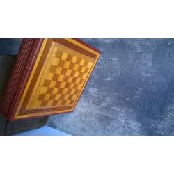 LARGE HEAVY CHESS BOARD TABLE TOP
